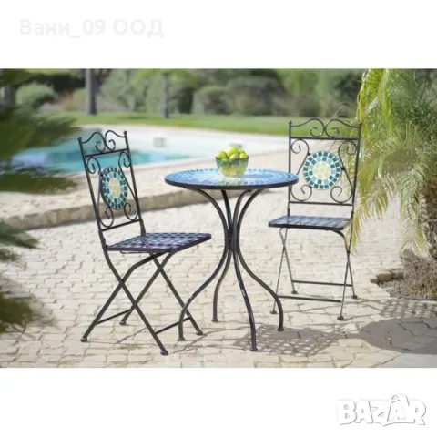 Градински сет "Мозайка", снимка 2 - Градински мебели, декорация  - 50339820