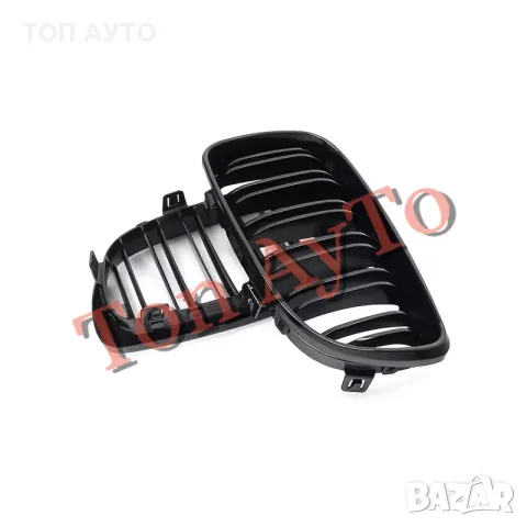 Двойни бъбреци БМВ BMW E81 E87 E82 E88 2007–2011 Фейслифт Черен Гланц Комплект, снимка 5 - Аксесоари и консумативи - 55740412