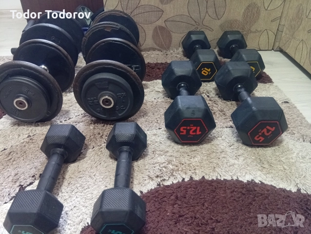 Дъмбели разпродажба , снимка 3 - Фитнес уреди - 52775894