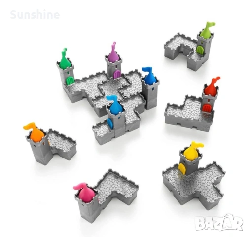 Детска логическа игра Smart Games - Tower Stacks, снимка 3 - Образователни игри - 54358163