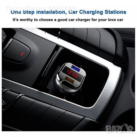 Волтметър за кола с 2бр USB, снимка 5 - Аксесоари и консумативи - 39549571