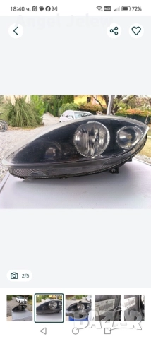 ляв фар сеат леон, снимка 2 - Части - 52446256