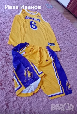 Чисто нов оригинален екип на Los Angelis Lakers - LeBron James, снимка 6 - Баскетбол - 50661640