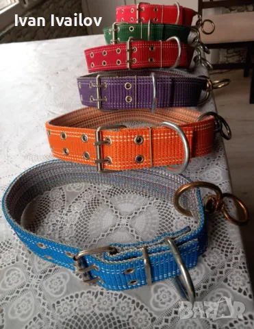 6 Вида цвят Текстилен Каишки за голямо куче