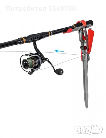 Автоматична самозасичаща  стойка за риболов с две пружини, снимка 3 - Такъми - 39741049