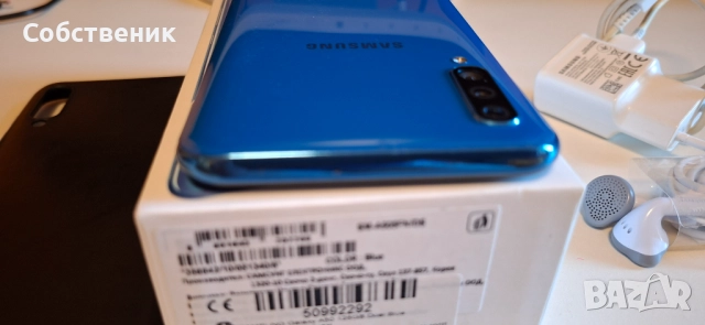 samsung a50 sm-a505fn/ds телефон смартфон кабел адаптер зарядно гръб протектор, снимка 14 - Samsung - 52949216