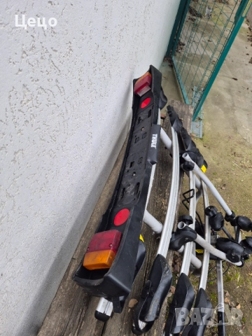 Стойка за 4бр велосипеди за монтаж на теглич