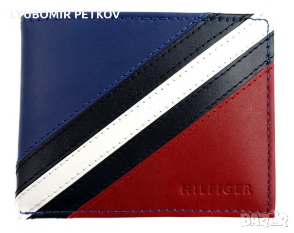 Нов Tommy Hilfiger Мъжки Кожен Портфейл Портмоне Подаръчна Кутия, снимка 3 - Портфейли, портмонета - 31609065