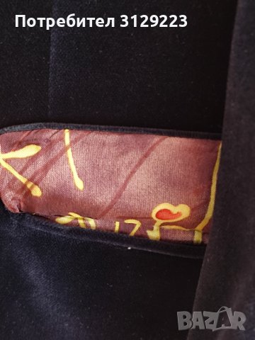 Gerano blue velvet jacket 52, снимка 11 - Якета - 38874855