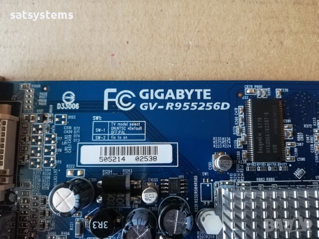 Видео карта ATi Radeon Gigabyte R9550 256MB DDR 128bit AGP, снимка 6 - Видеокарти - 38693843