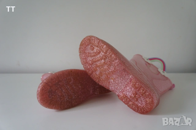 Гумени ботуши с глитер ефект еднорози, 34/35см номер, 22.3см стелка, снимка 4 - Детски боти и ботуши - 54135670