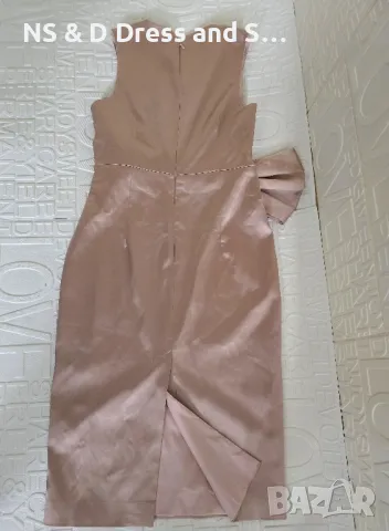 Сатенена рокля, снимка 6 - Рокли - 50226109