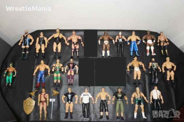 23 Кеч Фигури Batisa/Booker T/Triple H/Kane/Big Show/Tatanka/Sting/Kalisto/Ryback/Shane