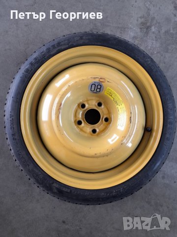Оригинална резервна гума патерица за  СУБАРУ 5x100x56 -17цолa, снимка 1 - Гуми и джанти - 40432994