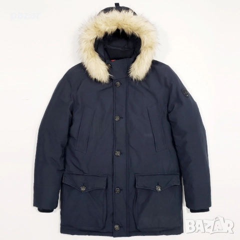 Tommy Hilfiger Hampton Parka Оригинално Зимно Пухено Яке Като Ново L, снимка 2 - Якета - 52843056