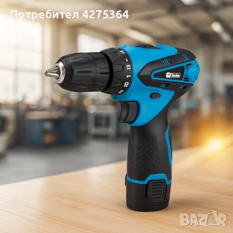 Акумулаторна бормашина/винтоверт IF Tools MT12 – 18V, 2 батерии, куфар, снимка 5 - Куфари с инструменти - 51795978