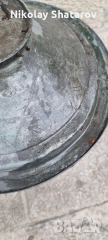 Стара медна тенджера, снимка 4 - Антикварни и старинни предмети - 51862726