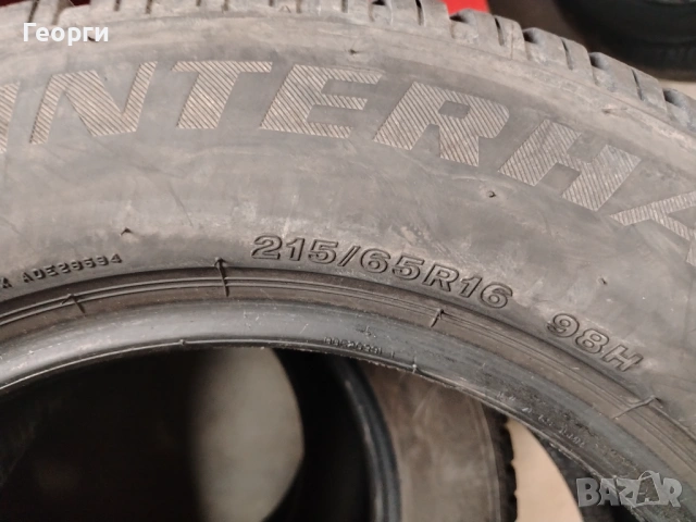 2бр.зимни гуми 215/65/16 Firestone, снимка 5 - Гуми и джанти - 53213462