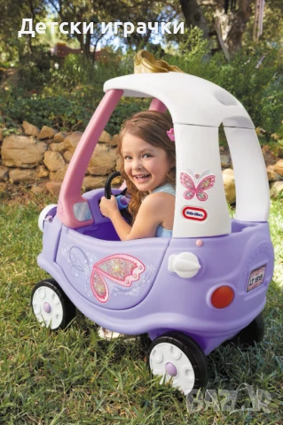 Кракомобил Фея Fairy Coupe, детска кола за бутане, Little Tikes , снимка 3 - Детски велосипеди, триколки и коли - 50991182