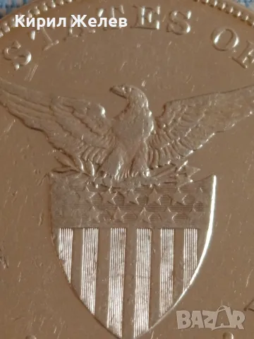 Сребърна монета 1 песо 1903г. Филипините Администрацията на САЩ рядка 50036, снимка 3 - Нумизматика и бонистика - 48959558