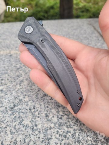 Petrified Fish PFP05 Deepsea - K110 и карбон , снимка 7 - Ножове - 38311180