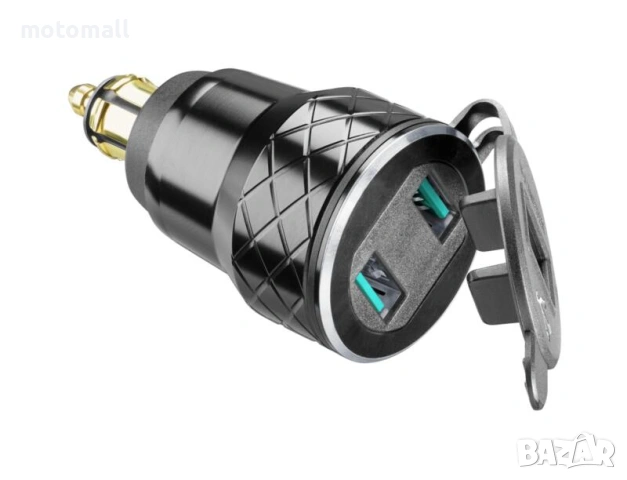 Двоен USB адаптер 12V до 4.2А с DIN connector, снимка 2 - Аксесоари и консумативи - 54177594