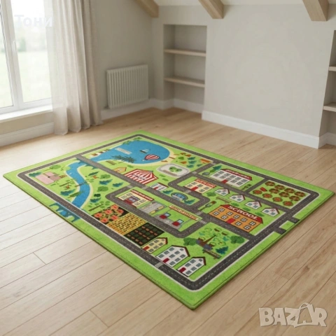 Детски килим за игра 120х160см - Различни дизайни, Противоплъзгащ и миещ се, снимка 11 - Спално бельо и завивки - 53881290