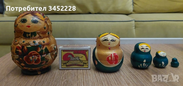 Матрйошки комплект 5 броя за ценители , снимка 6 - Антикварни и старинни предмети - 54151291