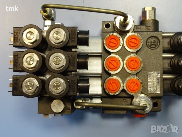 Хидравличен разпределител комбиниран "Бъдещност" 03Z50/VRP/3X/VRE 24VDC, 50L, 3 секции, снимка 6 - Резервни части за машини - 42888933