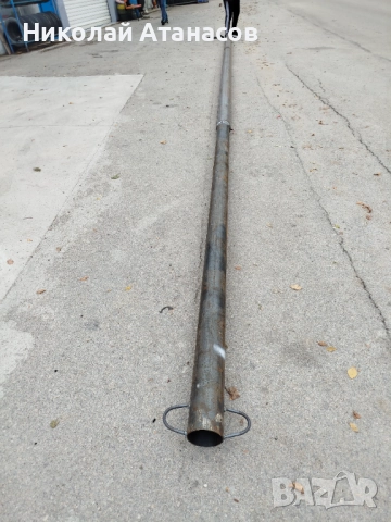 Метални стълбове за полагане на електрически трасета., снимка 1