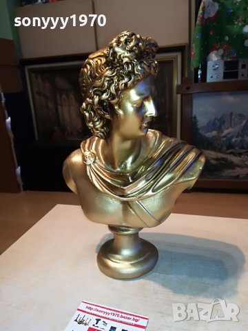 APOLLON BUST-GOLD EDITION 1406221954, снимка 7 - Антикварни и старинни предмети - 37087409