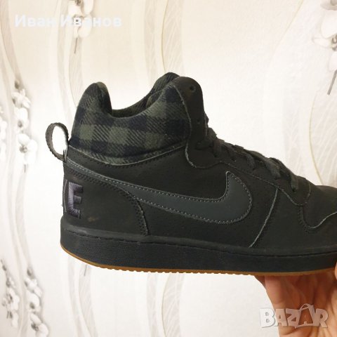 зимни кецове  NIKE COURT BOROUGH MID PREMIUM номер 40,5-41, снимка 10 - Кецове - 39757125