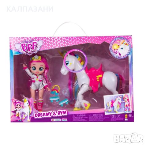 IMC Кукла CRYBABIES BFF Dreamy с вълшебен еднорог Rym 87798