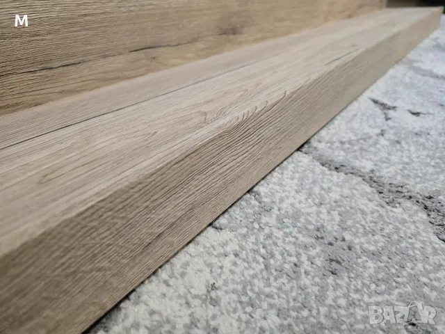 Нов стенен рафт - дъб сонома, снимка 5 - Етажерки - 49102533