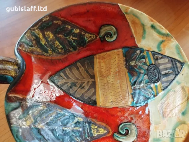 Керамична фруктиера, плато, ателие "Danko handmade", снимка 4 - Декорация за дома - 47709058