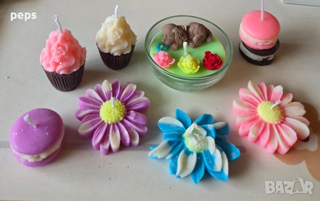 Ръчно изработени ароматезирани свещи, снимка 2 - Декорация за дома - 44925998