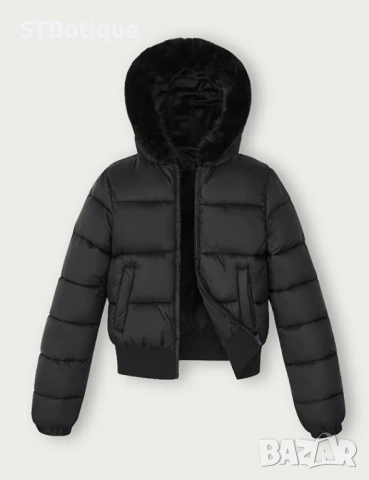 🧥 SOLOMATE от STBoutique – Дамско и тийнейджърско ватирано яке с качулка