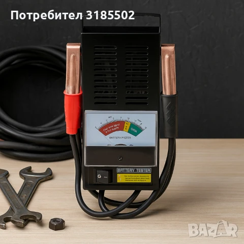 Тестер за акумулатори аналогов, 6 V / 12 V  200 -1000 A, 3058, снимка 6 - Аксесоари и консумативи - 50879537