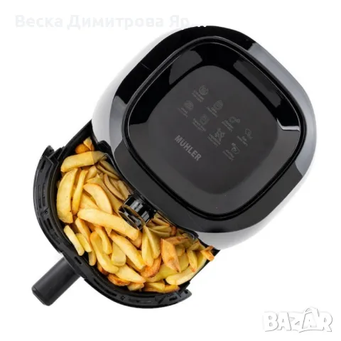Фритюрник с горещ въздух MUHLER, 4L, 1500W, механичен, снимка 4 - Фритюрници - 49350439