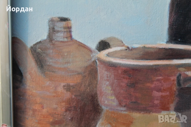 Натюрморт  масло върху платно, снимка 2 - Картини - 53113462