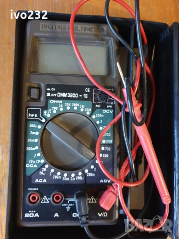 digital multimeter dmm3800, снимка 4 - Други инструменти - 34260137