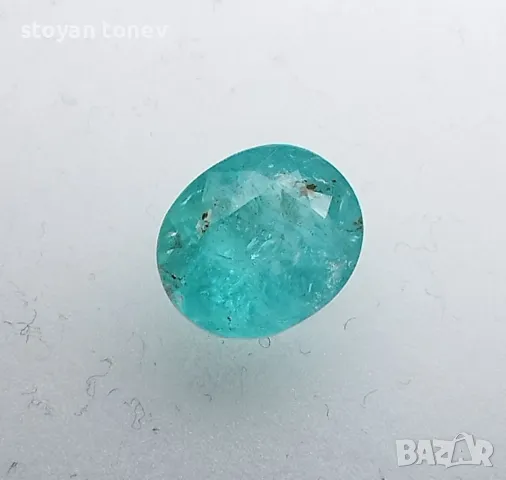 2.34кт.Натурален Параиба Турмалин!НОВ!Сертификат+Оценка!, снимка 3 - Колиета, медальони, синджири - 45349508