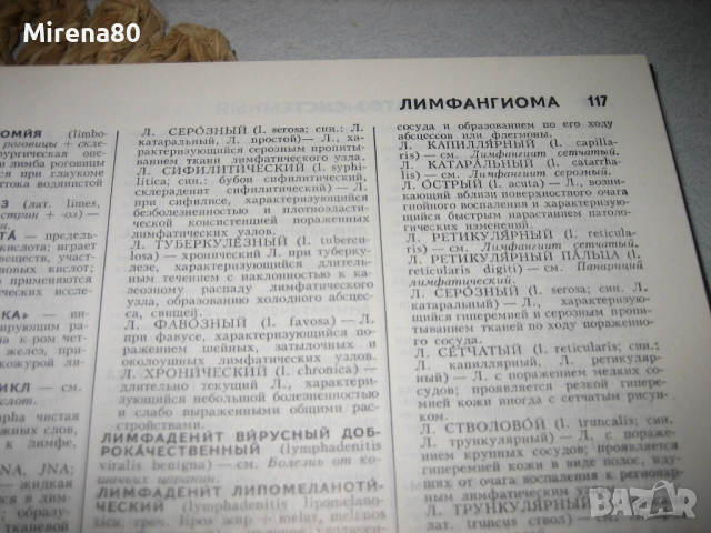 Енциклопедичесский словарь медицинских терминов - 1982 г., снимка 7 - Чуждоезиково обучение, речници - 52123409