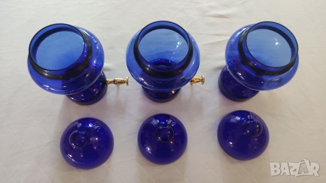 Амфори, стъкленици за парфюми от цветно стъкло. , снимка 5 - Дамски парфюми - 37886575