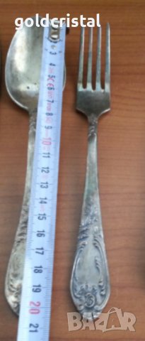 Руски прибори за сервиране , снимка 2 - Антикварни и старинни предмети - 42613913