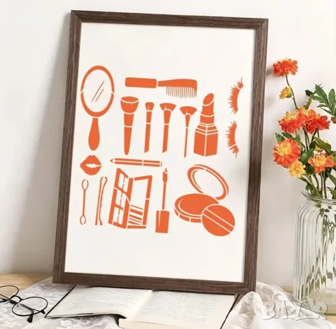 Мода Козметика Грим Сенки стенсил шаблон спрей за торта украса сладки Scrapbooking, снимка 2 - Други - 56185689
