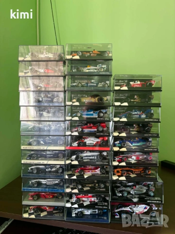      	продавам формула 1 колекция мащаб 1.43 от 1974 г. - 2025 г. - договаряне     , снимка 4 - Колекции - 53755522