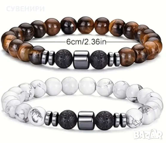 Мъжки еластични  гривни , снимка 2 - Гривни - 50546107