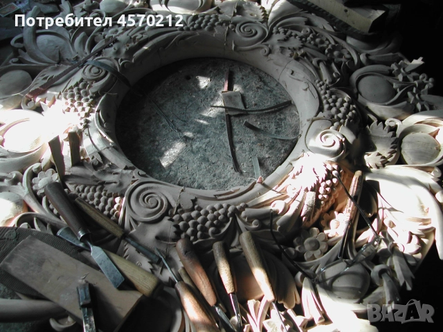 Розета Дърворезба, Ръчна изработка по поръчка, Розета слънце, Дърворезба за стена или таван, снимка 8 - Декорация за дома - 51505011