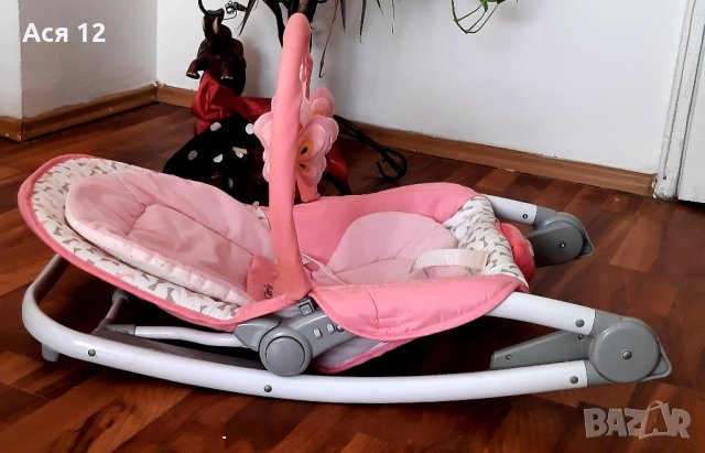 Бебешки шезлонг CARRIE CANGAROO -3в1/люлка,столче и легло/,с успокояващ ефект, снимка 14 - Детски колички - 42558018
